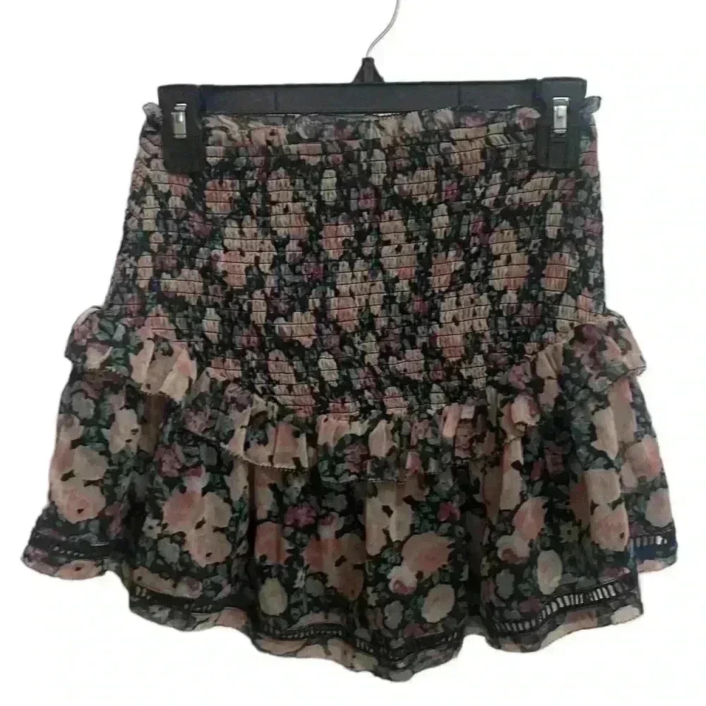 NWT Saylor Este Floral Ruffle Skirt - Picture 2 of 9